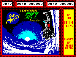 Professional Ski Simulator (ZX Spectrum) screenshot: Loading screen