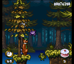 Screenshot of Adventures of Yogi Bear (SNES, 1994) - MobyGames