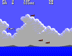 Aerial Assault (SEGA Master System) screenshot: Mission 1