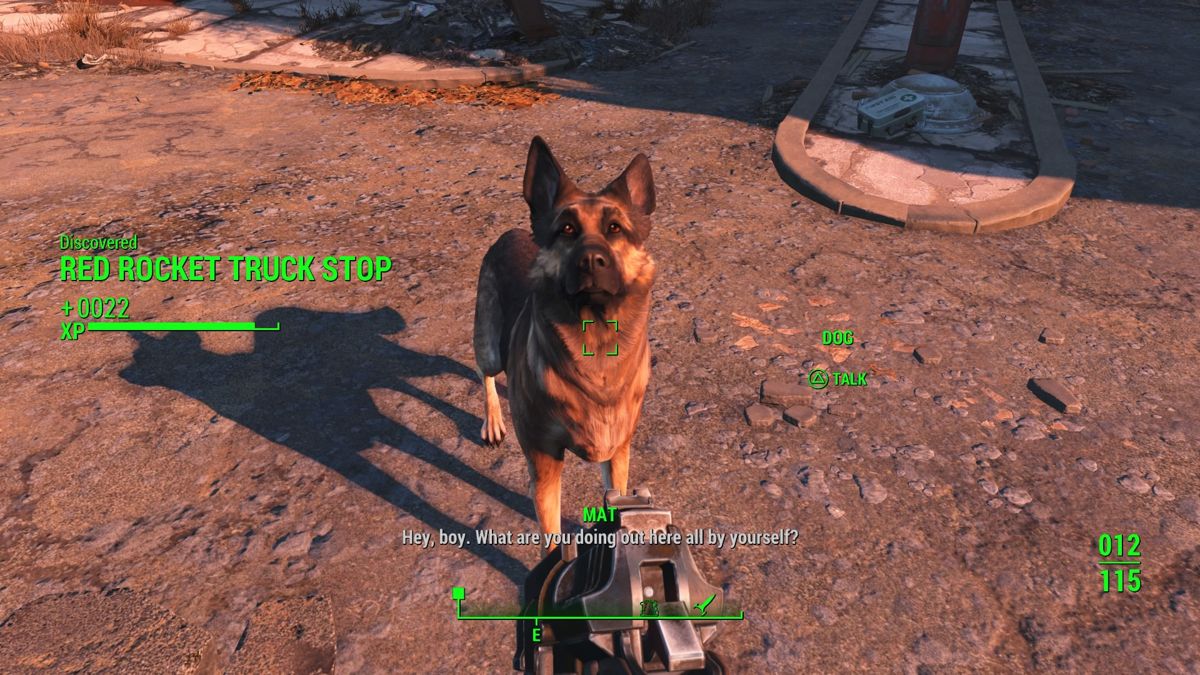 Fallout 4 (PlayStation 4) screenshot: Your new best friend