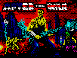 After the War (ZX Spectrum) screenshot: Loading screen