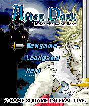 After Dark: Under the Moon Light (J2ME) screenshot: Title screen