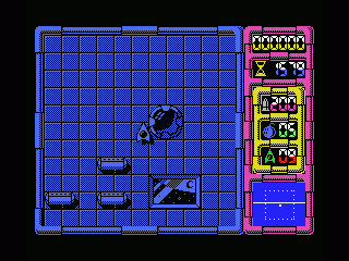 Afteroids (MSX) screenshot: Shoot the incoming objects