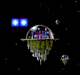 Air Fortress (NES) screenshot: Air Fortress intro