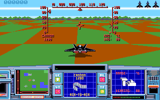 Airstrike USA (DOS) screenshot: Controlling the ATF