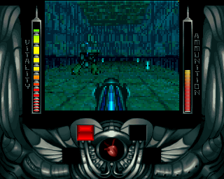 Alien Breed 3D (Amiga) screenshot: Level 14 - Reactor Core