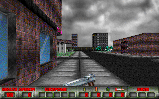 Alien Cabal (DOS) screenshot: Level 1 Start