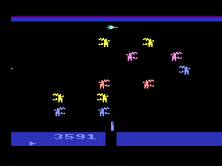 Alien (Atari 2600) screenshot: I need to cross the area to the prize