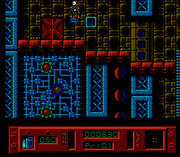 Alien³ (NES) screenshot: If the clock runs out, the game shows you the prisoners you failed to rescue and you get to watch the baby aliens bursting from their chests