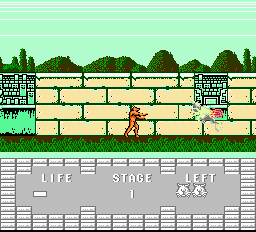 Altered Beast (NES) screenshot: Stage 1