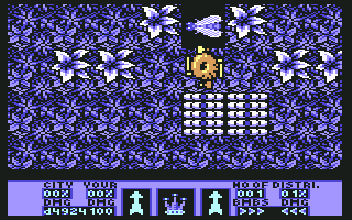 Amaurote (Commodore 64) screenshot: Another insect
