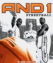 AND 1 Streetball (J2ME) screenshot: Title screen