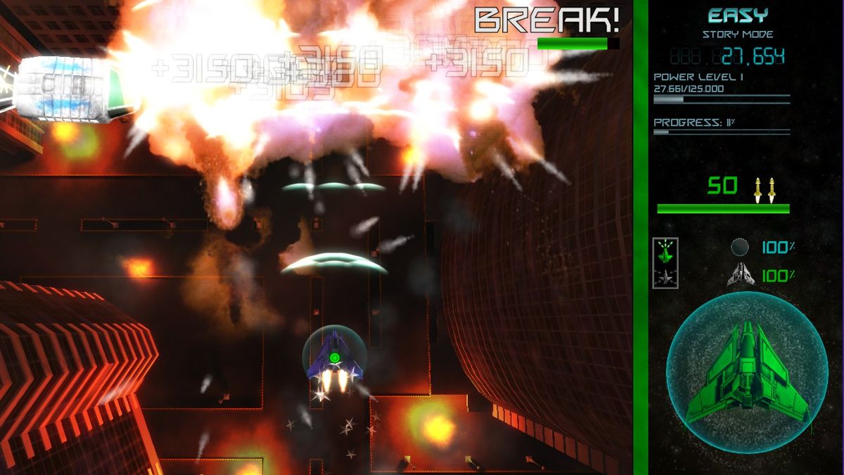 Saviors (Windows) screenshot: Explosions