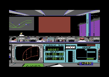 Apollo 18: Mission to the Moon (Commodore 64) screenshot: Houston, we have a predictable caption