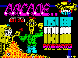 Arcade Fruit Machine (ZX Spectrum) screenshot: Loading screen