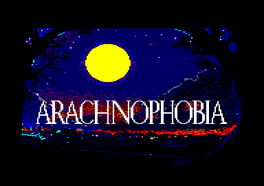 Arachnophobia (Amstrad CPC) screenshot: Title screen