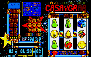 Arcade Fruit Machine (Amiga) screenshot: During game