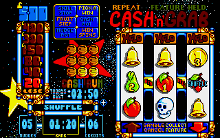 Arcade Fruit Machine (Amiga) screenshot: During game