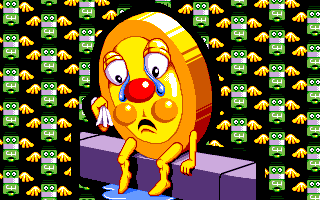 Arcade Fruit Machine (Amiga) screenshot: Game over
