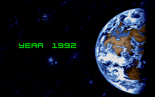 Arctic Moves (Atari ST) screenshot: Year is 1992.