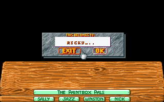 Around the World in 80 Days (DOS) screenshot: Enter your name.