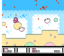 Screenshot of Asmik-kun Land (NES, 1991) - MobyGames