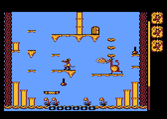 Mouse Trap (Atari 8-bit) screenshot: Level 1