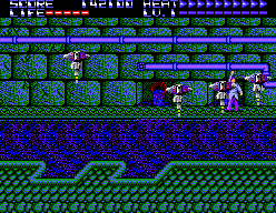 Assault City (SEGA Master System) screenshot: "Thank you for sparing my life. Let me buy you a beer sometime"