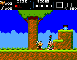 Astérix (SEGA Master System) screenshot: These Romans must be crazy...