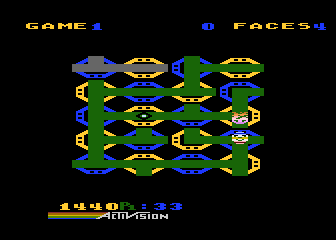 Zenji (Atari 5200) screenshot: The levels get bigger as the game progresses