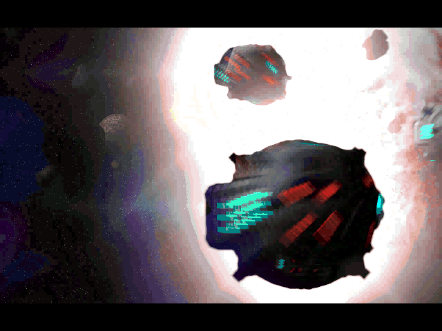 Fallen Haven: Liberation Day (Windows) screenshot: A spaceship (intro)
