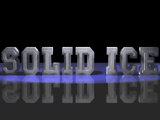 Solid Ice (DOS) screenshot: Title screen