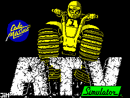 ATV Simulator (ZX Spectrum) screenshot: Title screen