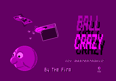 Ball Crazy (Amstrad CPC) screenshot: Title screen