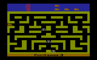 Bank Heist (Atari 2600) screenshot: Selecting a game mode
