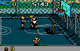 Basketbrawl (Lynx) screenshot: A match in progress