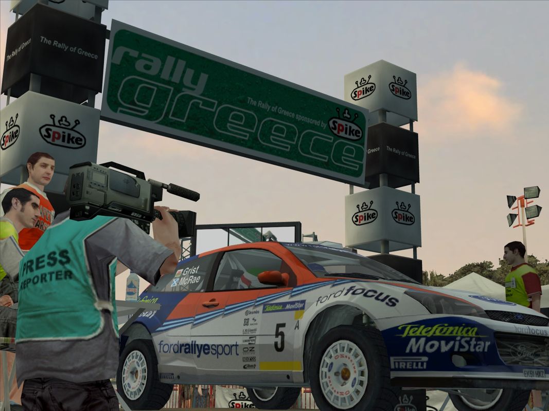 Colin McRae Rally 3 (Windows) screenshot: Start line