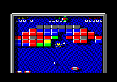 Batty (Amstrad CPC) screenshot: Playing round 1