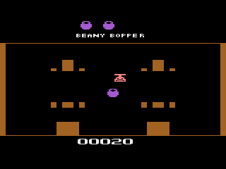 Beany Bopper (Atari 2600) screenshot: I shot this Beanny with my stun ray