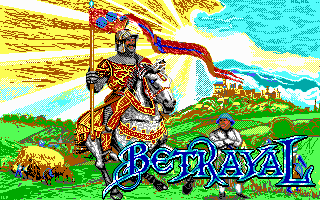 Betrayal (DOS) screenshot: Title screen