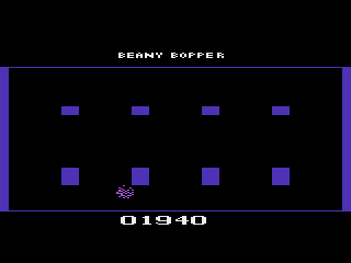 Beany Bopper (Atari 2600) screenshot: I was touched by an unstunned Beanny.