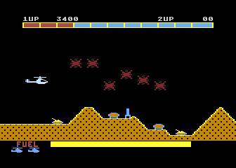 Screenshot of Super Cobra (Atari 5200, 1981) - MobyGames