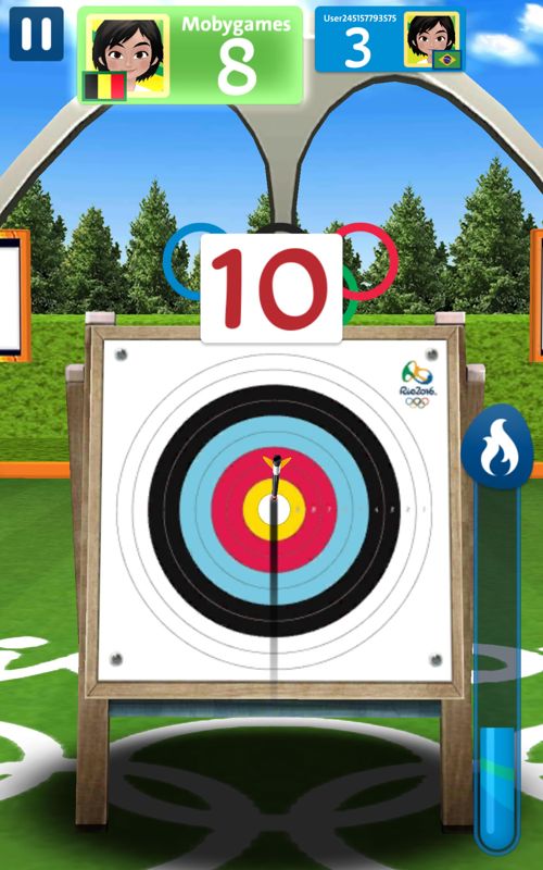 Rio 2016 Olympic Games (Android) screenshot: A perfect shot