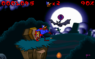 Crazy Drake (DOS) screenshot: Bat