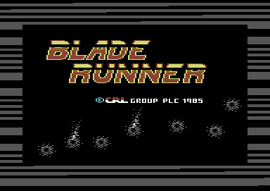 Blade Runner (Commodore 64) screenshot: Title (loading from tape)