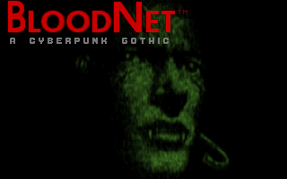 BloodNet (Amiga) screenshot: Title screen