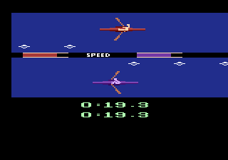 Summer Games (Atari 2600) screenshot: The rowing event