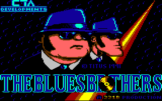 The Blues Brothers (Commodore 64) screenshot: Loading screen