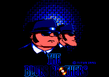 The Blues Brothers (Amstrad CPC) screenshot: Loading screen