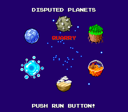 Bomberman '93 (TurboGrafx-16) screenshot: Disputed Planets